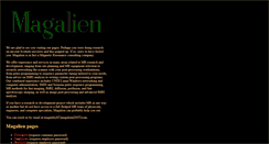 Desktop Screenshot of magalien.com